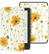 Ayotu Slim Case for All-New 6" Basic eReader (11th Generation 2022 Release), Colorful PU Leather ...