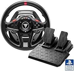 Thrustmaster T128 Force Feedback Racing Wheel and Magnetic Pedals for PS5 / PS4 / PC