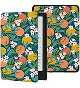 Ayotu Slim Case for 6" All-New_Kindle (11th Generation 2022 Release), Colorful PU Leather Cover w...