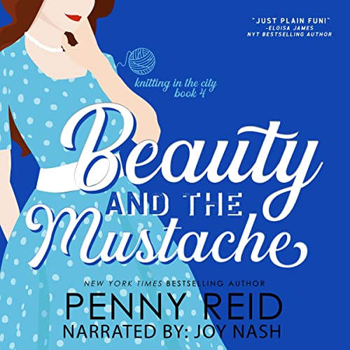 Diseño de la portada del título Beauty and the Mustache