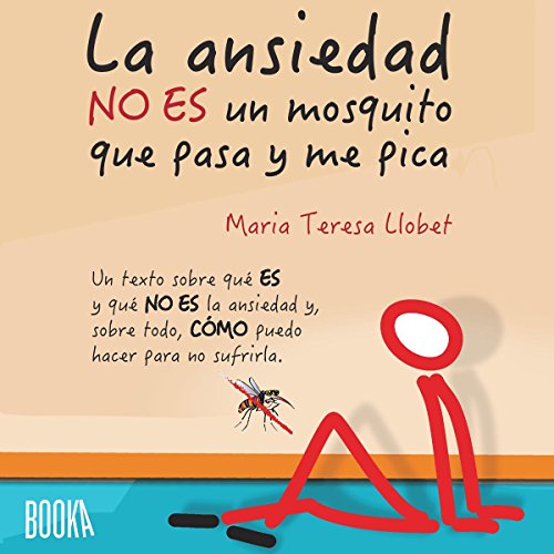 Diseño de la portada del título La ansiedad no es un mosquito que pasa y me pica