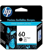 Cartucho HP 60 Preto Original (CC640WB) Para Impressora HP Deskjet F4224, Impressora HP F4480, Impressora HP F4580, Impressora HP D1660, Impressora HP Photosmart D110a, Impressora HP C4780, ENVY D410a