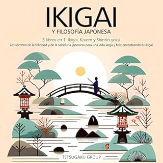 Diseño de la portada del título Ikigai Y Filosofía Japonesa