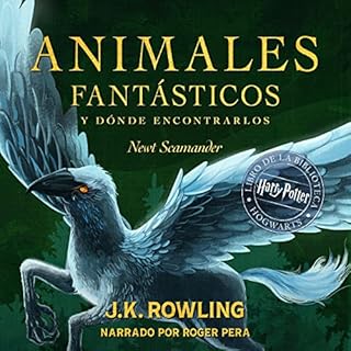 Diseño de la portada del título Animales fantásticos y dónde encontrarlos