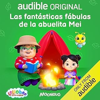 Diseño de la portada del título Granja de ciudad Lellobee: Las fantásticas fábulas de la abuelita Mei (temporad