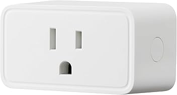 Image of Amazon Basics Single Outlet Indoor 2.4 GHz Wi-Fi Smart Plug, Works with Alexa only, 1-Pack, White