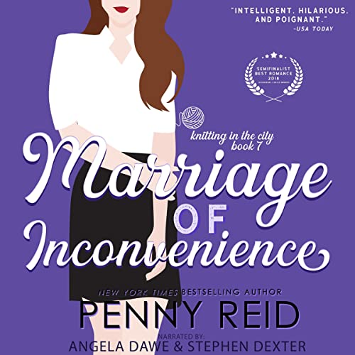 Diseño de la portada del título Marriage of Inconvenience