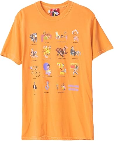 Image of KidSuper, Graphic-Print Cotton T-Shirt, M, Orange