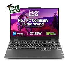 Lenovo LOQ 2024 12th Gen Intel Core i5-12450HX 15.6" (39.6cm) 144Hz 300Nits FHD IPS Gaming Laptop (16GB/512GB SSD/NVIDIA RT…