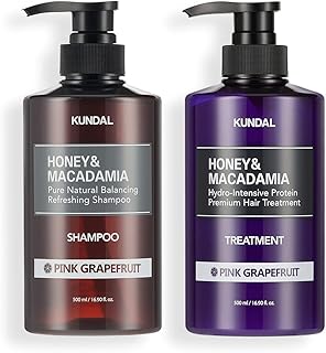 [KUNDAL]プレミアムヘアケアスペシャルセット・シャンプー＆トリートメント# ピンクグレープフルーツ Premium Hair Care Special SET 500ml #Pink Grapefruit