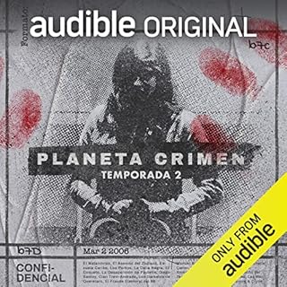 Diseño de la portada del título Planeta Crimen