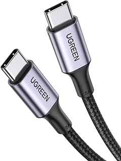 UGREEN USB Type CケーブルPD対応100W/5A 超急速充電USB C to USB C 断線防止 iPhone 15、MacBook Pro、Matebook、iPad、Xperia、Galaxy等Type-c機種対応 (1...