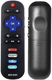 Controle Remoto para Tv Tcl Roku com Netflix Amazon