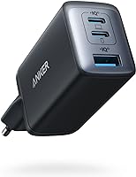 Anker USB C Ladegerät (Nano II 65W) Pod 3-Port PPS Schnellladegerät, Kompaktes USB-C Netzteil für MacBook Pro, iPad Pro,...