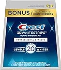 Crest 3D Whitestrips, Professional Effects, Teeth Whitening Strip Kit, 44 Strips (22 Count Pack)