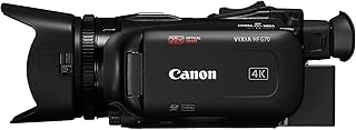 Canon VIXIA HF G70 Filmadora 1/5.8 cm 4K UHD CMOS Sensor 20x Zoom Ótico, Zoom Digital 800x, Estabilização de Imagem, HDMI,...