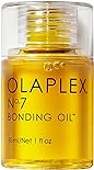 Olaplex No. 7 Bonding Oil, Concentrated High Shine Oil, Heat Protectant, Visibly Smooths & Softens Hair, Added Color Vibrancy, Up to 72 Hour Frizz Control, For All Hair Types, 1 fl oz