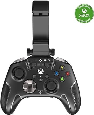 Turtle Beach Recon Cloud Wired Game Controller with Bluetooth for Xbox Series X|S, Xbox One, Windows, Android Mobile Devices – Remappable Buttons, Audio Enhancements, Superhuman Hearing – Black