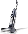 Tineco Floor ONE S5 Smart Cordless Wet Dry Vacuum Cleaner and Mop for Hard Floors, Digital Display, Long Run Time, Great for Sticky Messes and Pet Hair, Space-Saving Design, Blue