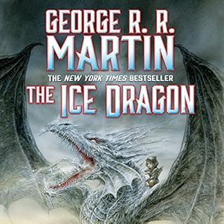 The Ice Dragon Audiolibro Por George R.R. Martin arte de portada