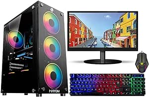 PC GAMER AMD RYZEN 5 4600G - 16GB DDR4 - NVME 256GB - RADEON VEGA 7 - MONITOR 19&#39;&#39; - KIT GAMER RGB