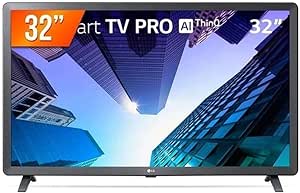 Smart TV LED 32&#34; HD LG 32LQ621CBSB.AWZ - IA LG ThinQ, Alexa built-in
