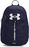 Under Armour Unisex-Adult Hustle Sport Backpack , Midnight Navy (410)/Metallic Silver , One Size Fits All