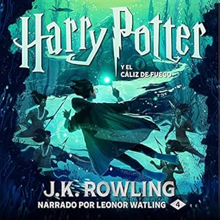 Diseño de la portada del título Harry Potter y el cáliz de fuego