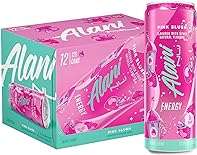 Alani Nu PINK SLUSH Sugar Free, Low Calorie Energy Drinks | 200mg Caffeine | Paris Hilton x Alani Nu | Biotin B Vitamins | Zero Sugar | 5 Calories | 12 Fl Oz Cans (12 Pack)