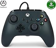 【国内正規品 2年保証】PowerA 有線コントローラー Xbox Series X|S Xbox One PC Windows 10/11 用(公式ライセンス取得) 1519265-01 ブラック 二重振動機能