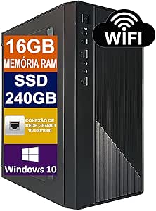 Pc Computador Cpu Intel Core I5 / Ssd 240GB M2 NVMe / 16GB Memória Ram