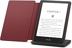 Kindle Paperwhite Signature Edition including Kindle Paperwhite (32 GB) - Agave Green - Without Lockscreen Ads, Leather Cover - Merlot, and Wireless Charging Dock