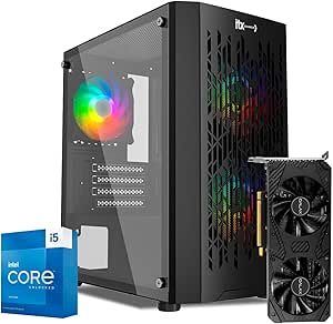 PC Gamer ITX Arena Owned, Core I5 10400F, GeForce RTX 3060 12GB, 16GB Ram, SSD NVMe 500GB