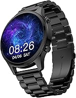 Noise Halo Plus 1.46" Super AMOLED Display Elite Smart Watch, Bluetooth Calling, Stainless Steel Build, Always on...