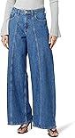 The Drop Women's Frida Relaxed Fit Jeans, Medium Indigo, 27