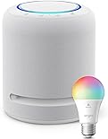 Echo Studio| Glacier White with Sengled Smart Color Bulb