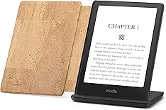 Kindle Paperwhite Signature Edition including Kindle Paperwhite (32 GB) - Denim - Without Lockscreen Ads, Cork Cover - Light, and Wireless Charging Dock