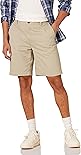 Amazon Essentials Men's Classic-Fit 9" Short, Khaki Brown, 36