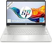 HP Laptop 15,6 Zoll FHD Display, Intel Pentium Silver N6000, 8GB DDR4 RAM, 256GB SSD, Intel UHD Grafik, QWERTZ Tastatur, Windows 11 Home, Silber