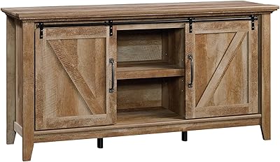 Sauder Dakota Pass Credenza, For TV's up to 70", Craftsman Oak finish