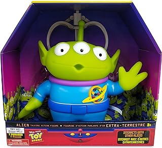 Disney Store Figurine Alien Interactive parlante, 25,5 cm / 10", inclut 7 répliques en Anglais, interagit Uniquement avec ...