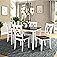 Merax Dining Table Set for 4, Dining Room Set, Kitchen Table Sets, Wood Dining Table and Chairs Set, Dining Set for Dining Ro