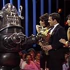 Jeff Altman, Keiko Masuda, Mie, and Robby the Robot in Pink Lady (1980)