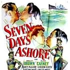 Wally Brown, Alan Carney, Marcy McGuire, Elaine Shepard, Freddie Slack, Amelita Ward, and Freddie Slack and His Orchestra in Seven Days Ashore (1944)