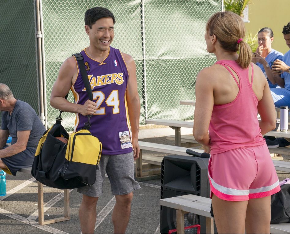 Kathleen Rose Perkins, Randall Park, Jeffrey Bowyer-Chapman, and Mapuana Makia in Doogie Kamealoha, M.D. (2021)