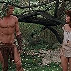 Tanya Roberts and Marc Singer in The Beastmaster (1982)