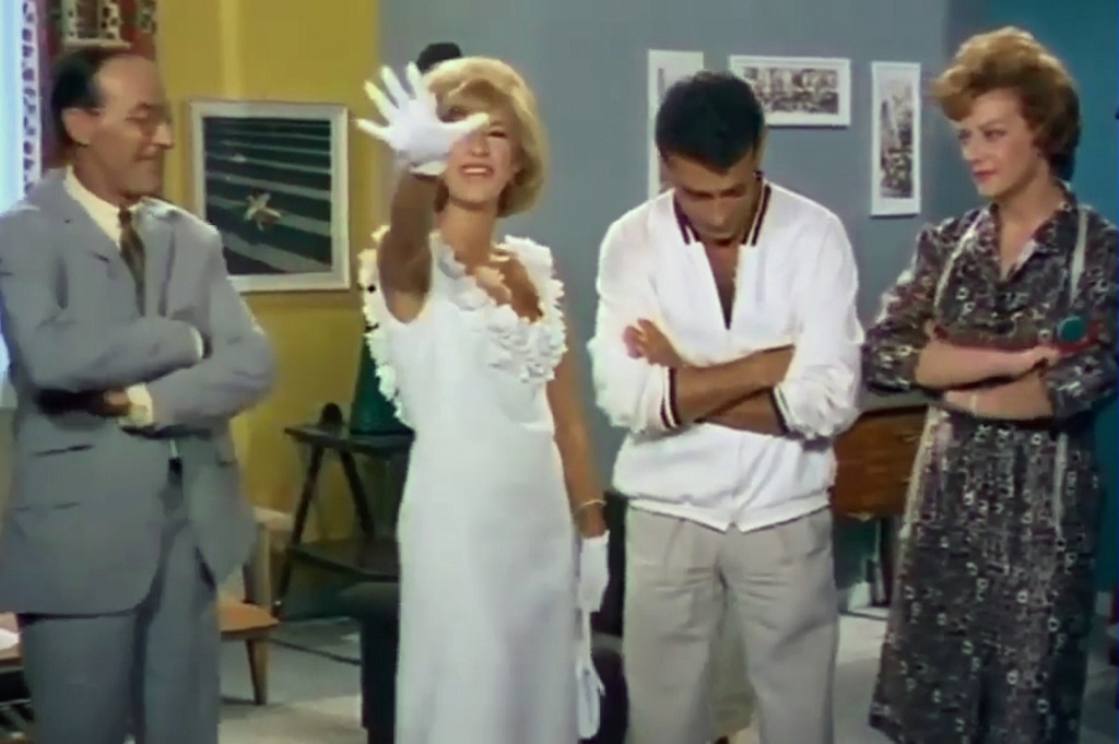 Alekos Alexandrakis, Dinos Iliopoulos, and Aliki Vougiouklaki in Ace of Spades (1964)
