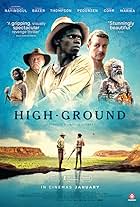 Simon Baker, Jack Thompson, Witiyana Marika, and Jacob Junior Nayinggul in High Ground (2020)