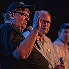 Michael Moore, Ozzie Zehner, and Jeff Gibbs at an event for Planet of the Humans (2019)