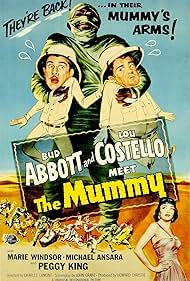 Bud Abbott, Lou Costello, Eddie Parker, and Marie Windsor in Abbott and Costello Meet the Mummy (1955)